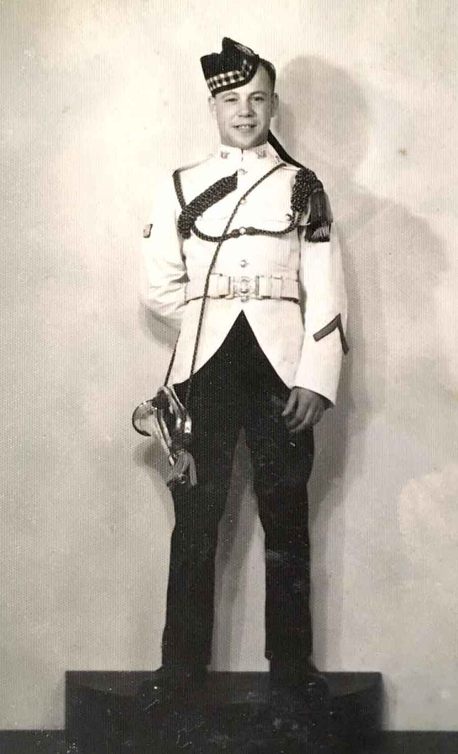 Private (Drummer) John Borg of the  2nd Battalion Royal Scots, survivor of the Lisbon Maru sinking