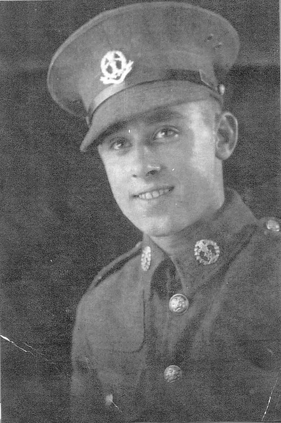 Private James Alfred Maynard of the 1st Batallion Middlesex Regiment who did not survive the sinking of the Lisbon Maru.