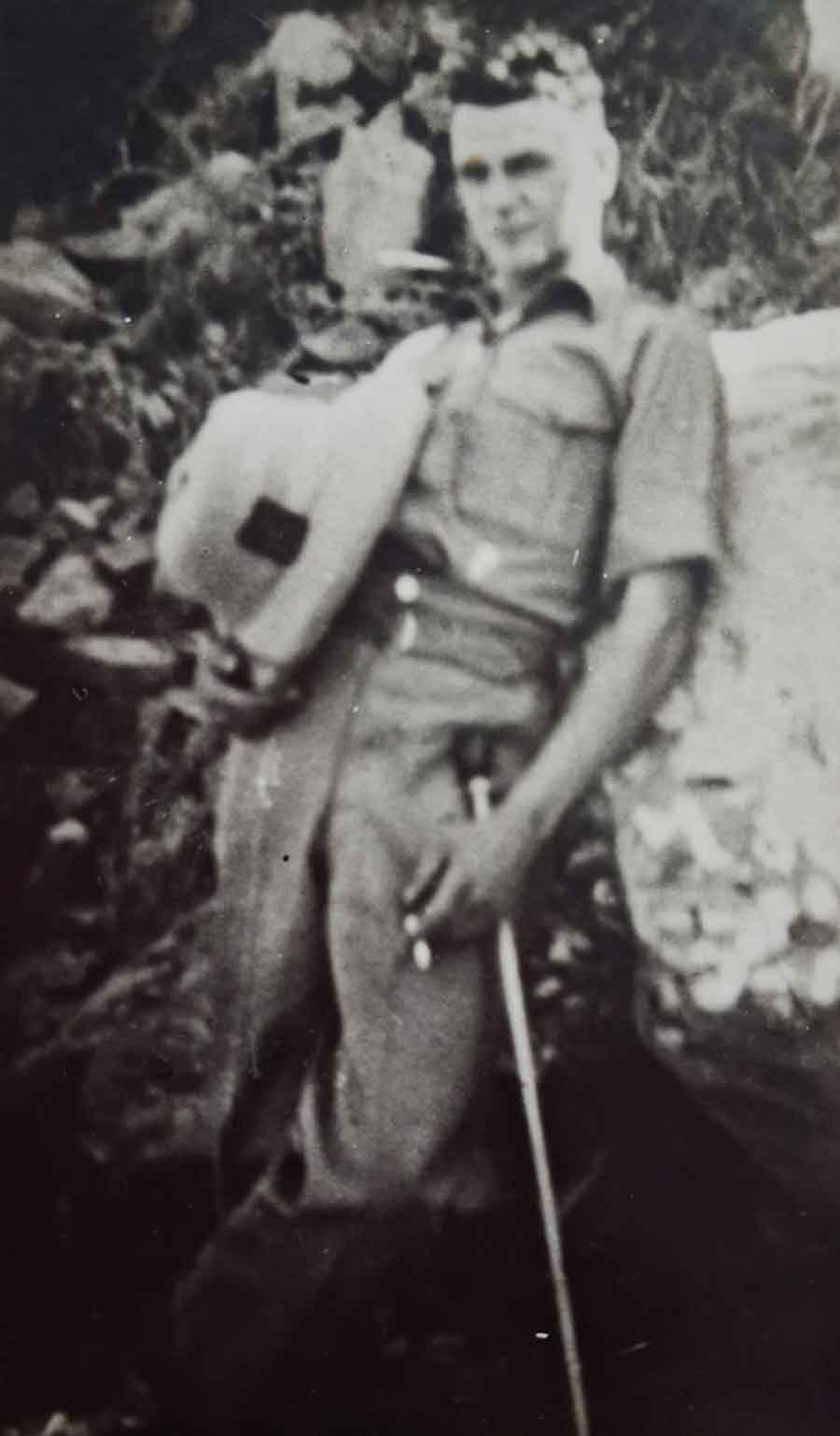 George Edmond Wilkinson unknown date, survivor of the sinking of the Lisbon Maru