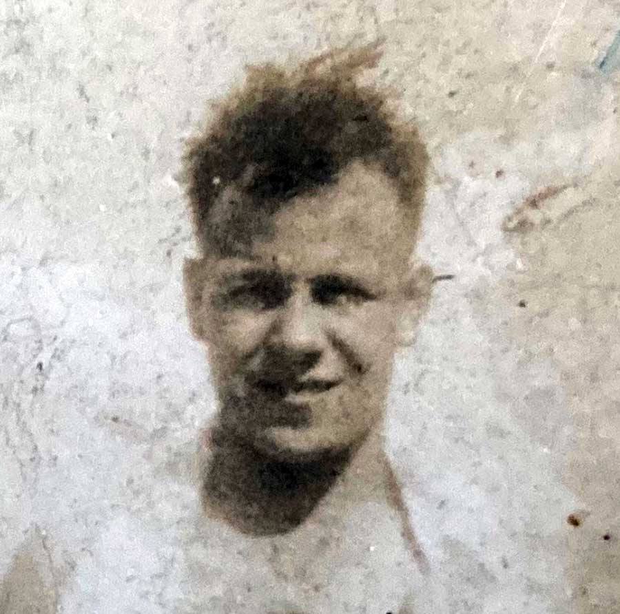 Private (Drummer) John Borg of the 2nd Battalion Royal Scots in Hong Kong, survivor of the Lisbon Maru sinking